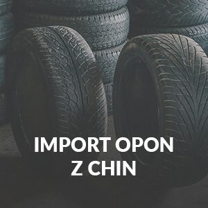 Import opon z Chin