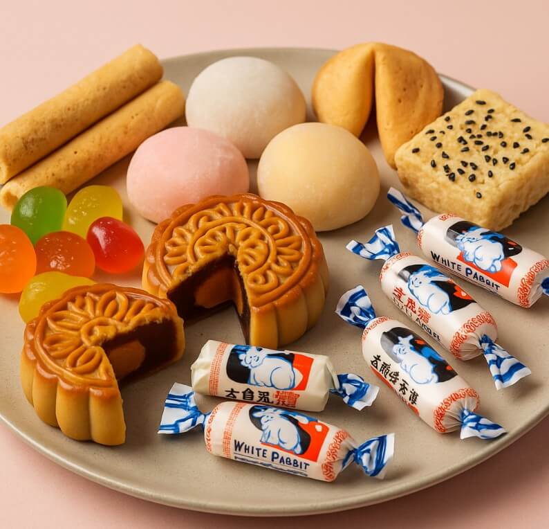 Chińskie przysmaki na talerzu