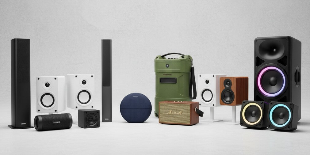 Rodzaje głośników importowanych z Chin - przegląd kategorii